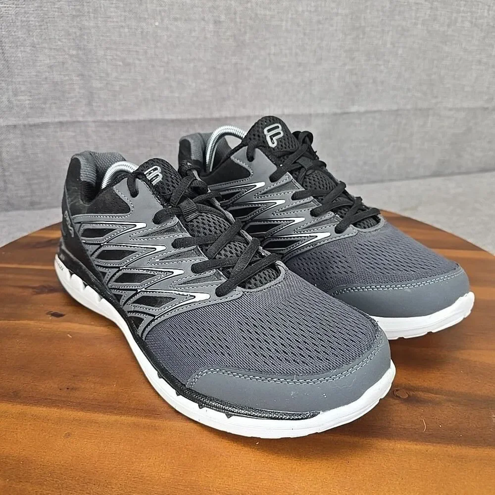 Fila Mens Indus Coolmax Gray 1SR20883-409‎ Black Running Shoes Sneakers Size 11